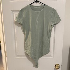 Abercrombie & Fitch Sage Green Bodysuit